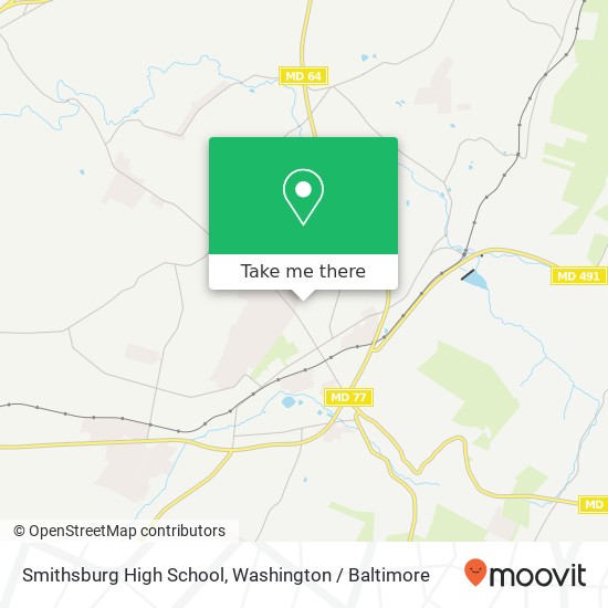 Mapa de Smithsburg High School