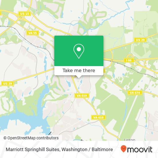 Marriott Springhill Suites map