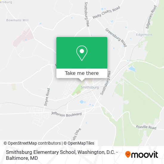 Smithsburg Elementary School map