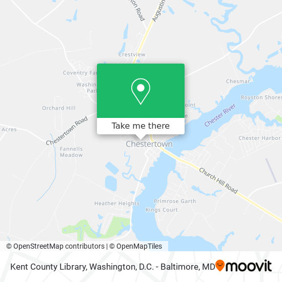 Kent County Library map