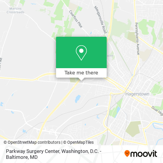 Parkway Surgery Center map