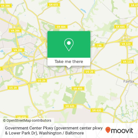Government Center Pkwy (government center pkwy & Lower Park Dr), Fairfax, VA 22030 map