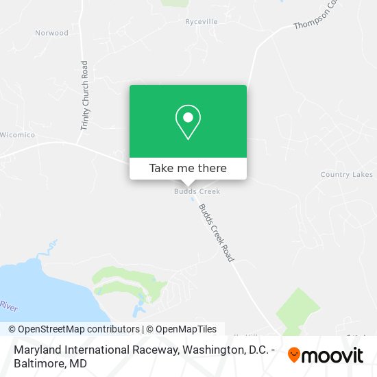 Mapa de Maryland International Raceway
