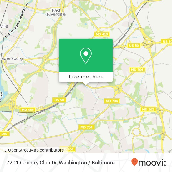 7201 Country Club Dr, Hyattsville, MD 20785 map