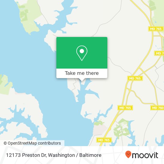 12173 Preston Dr, Lusby, MD 20657 map