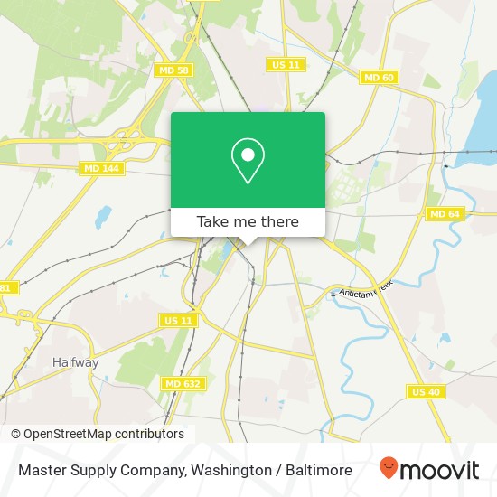 Mapa de Master Supply Company, 87 W Lee St