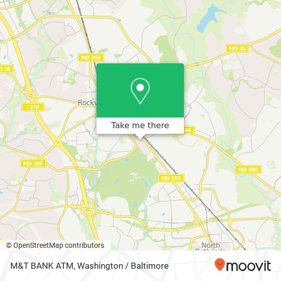 Mapa de M&T BANK ATM, 51 W Edmonston Dr