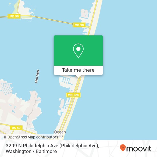 3209 N Philadelphia Ave (Philadelphia Ave), Ocean City, MD 21842 map