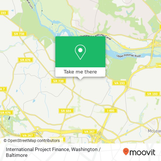 Mapa de International Project Finance, 916 Georgetown Ridge Ct