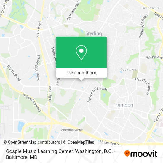 Gosple Music Learning Center map