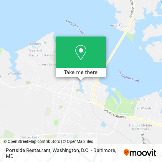 Portside Restaurant map