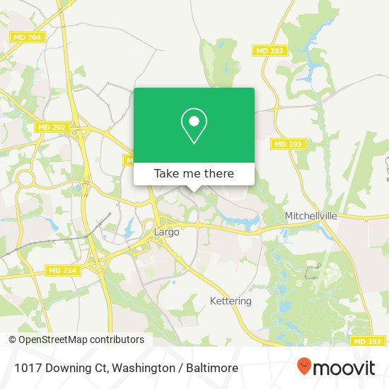 1017 Downing Ct, Bowie, MD 20721 map