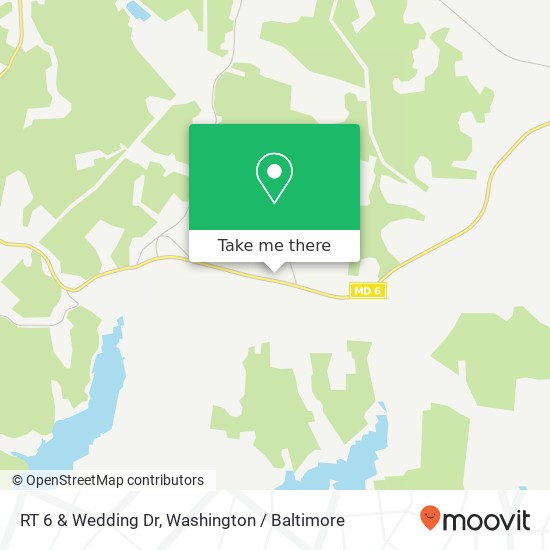 RT 6 & Wedding Dr map