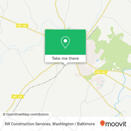 Mapa de Rill Construction Services, 5109 Allendale Ln