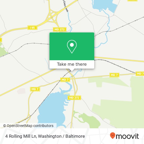 Mapa de 4 Rolling Mill Ln, North East, MD 21901