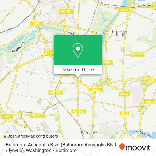 Baltimore Annapolis Blvd (Baltimore Annapolis Blvd / lynvue), Linthicum Heights, MD 21090 map