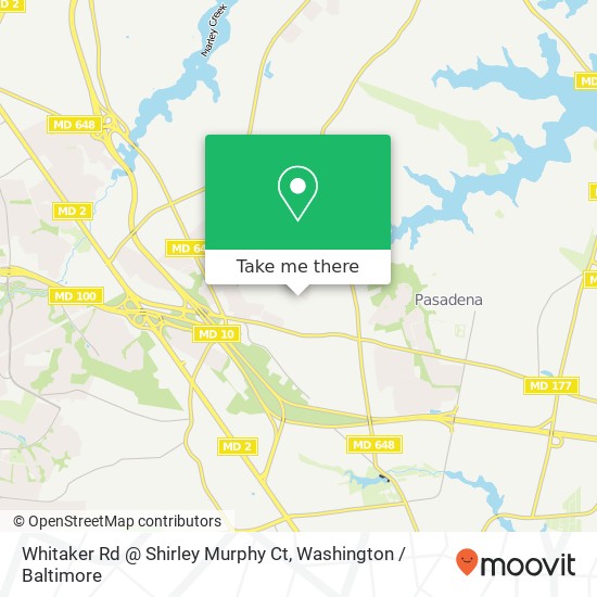 Mapa de Whitaker Rd @ Shirley Murphy Ct