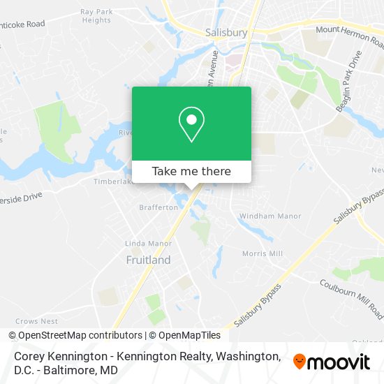 Corey Kennington - Kennington Realty map