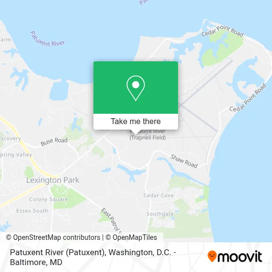 Patuxent River map