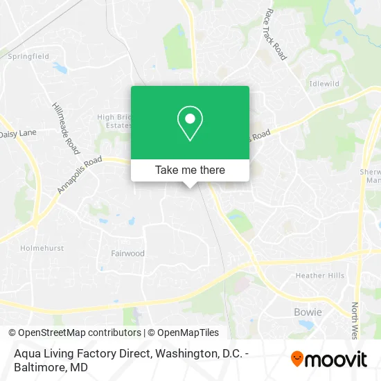 Mapa de Aqua Living Factory Direct