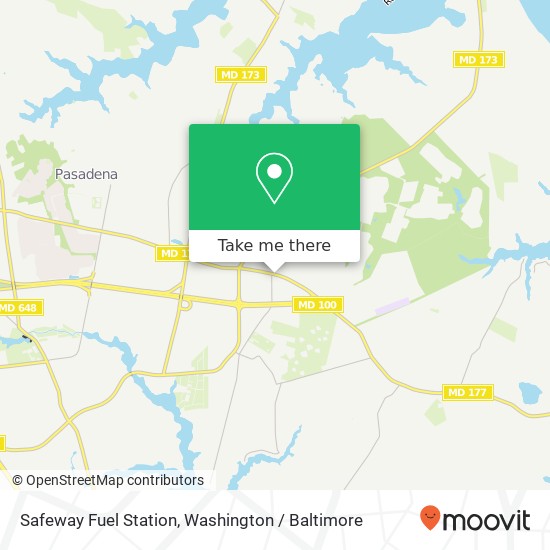 Safeway Fuel Station, Pasadena, MD 21122 map