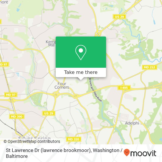 St Lawrence Dr (lawrence brookmoor), Silver Spring, MD 20901 map