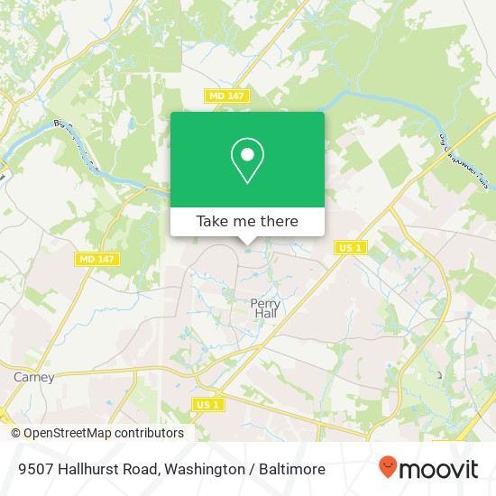 9507 Hallhurst Road, 9507 Hallhurst Rd, Nottingham, MD 21236, USA map