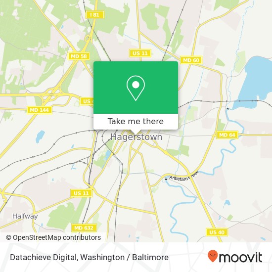 Mapa de Datachieve Digital, 4 W Washington St
