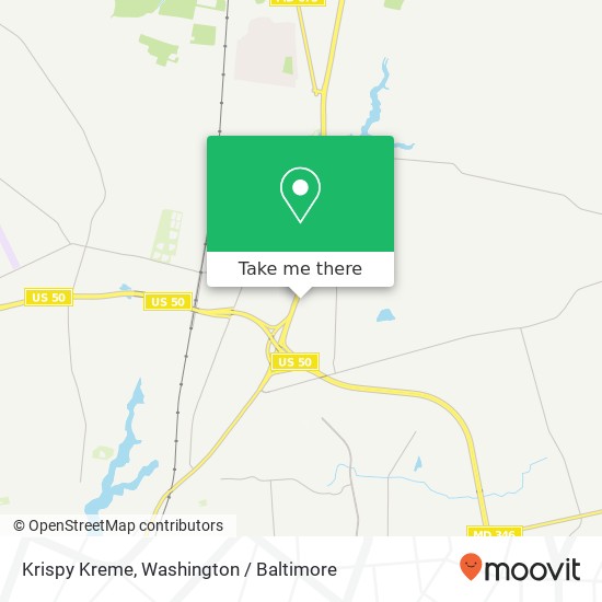 Mapa de Krispy Kreme, 2413 N Salisbury Blvd