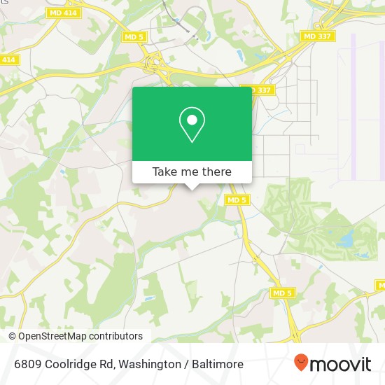 6809 Coolridge Rd, Temple Hills, MD 20748 map