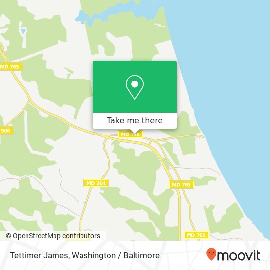 Mapa de Tettimer James, 2850 Saint Leonard Rd