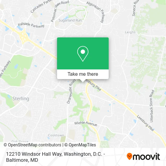 Mapa de 12210 Windsor Hall Way