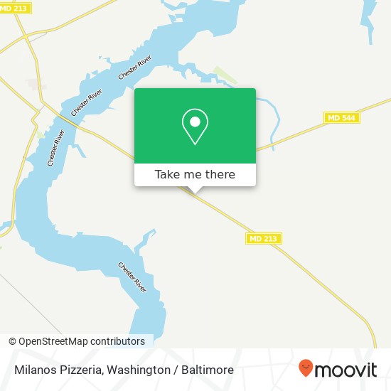 Mapa de Milanos Pizzeria, 6346 Church Hill Rd