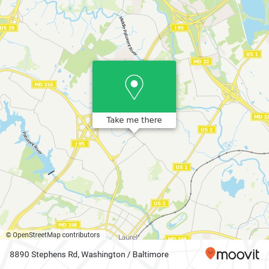 8890 Stephens Rd, Laurel, MD 20723 map