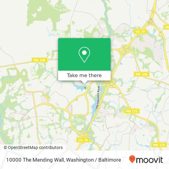 10000 The Mending Wall, Columbia, MD 21044 map