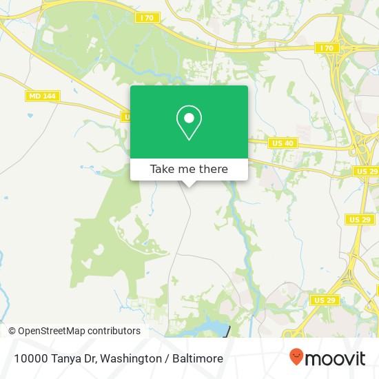 10000 Tanya Dr, Ellicott City, MD 21042 map