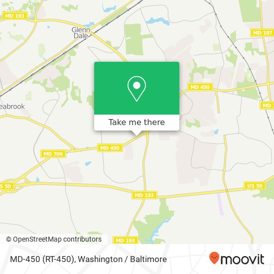 MD-450 (RT-450), Glenn Dale, MD 20769 map