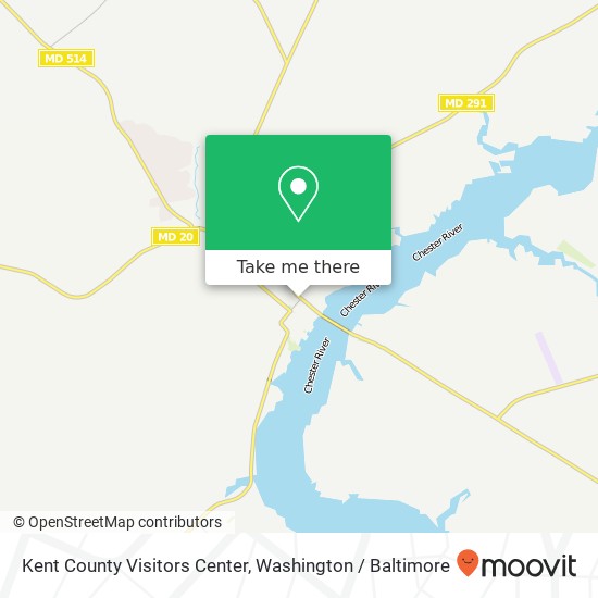 Mapa de Kent County Visitors Center