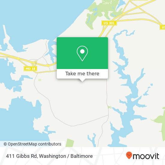 411 Gibbs Rd, Grasonville, MD 21638 map