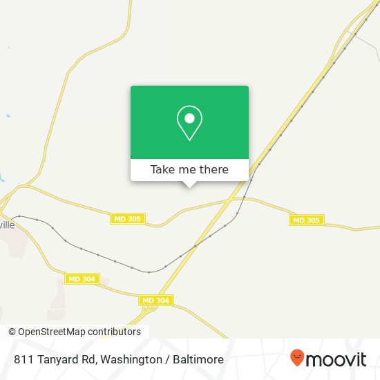 Mapa de 811 Tanyard Rd, Centreville, MD 21617