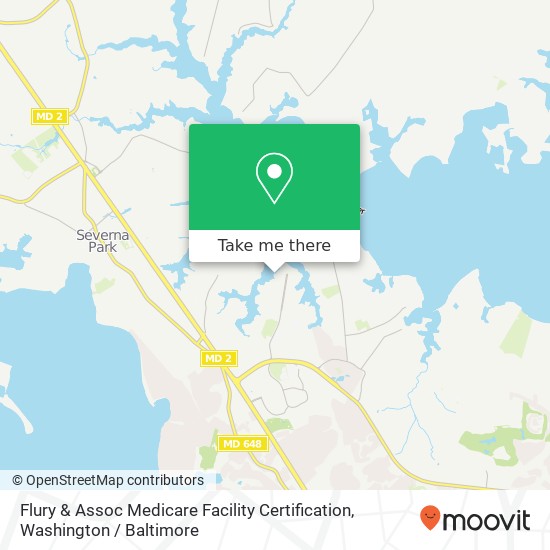 Flury & Assoc Medicare Facility Certification, 193 W Paddock Cir map