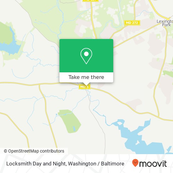 Mapa de Locksmith Day and Night, 20760 Old Great Mills Rd