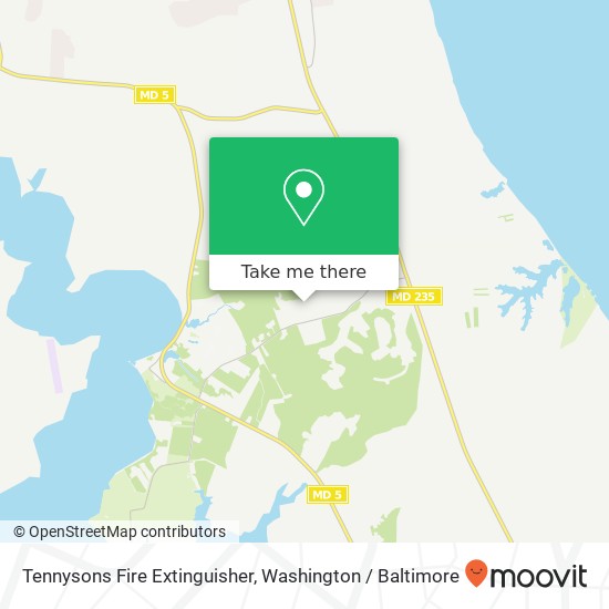 Mapa de Tennysons Fire Extinguisher, 48202 Mattapany Rd