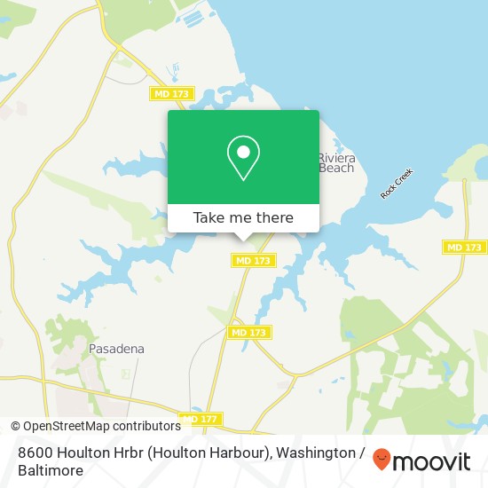 8600 Houlton Hrbr (Houlton Harbour), Pasadena, MD 21122 map