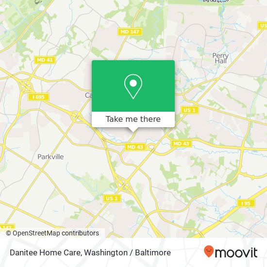 Danitee Home Care, 7 Dunhaven Pl map