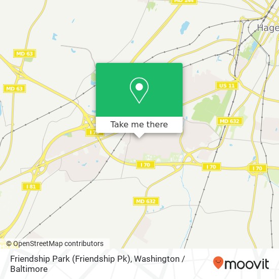 Mapa de Friendship Park (Friendship Pk)