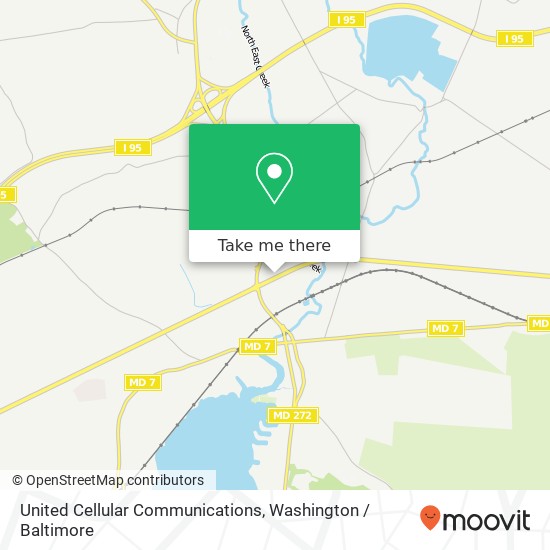 Mapa de United Cellular Communications, 14 Rogers Rd