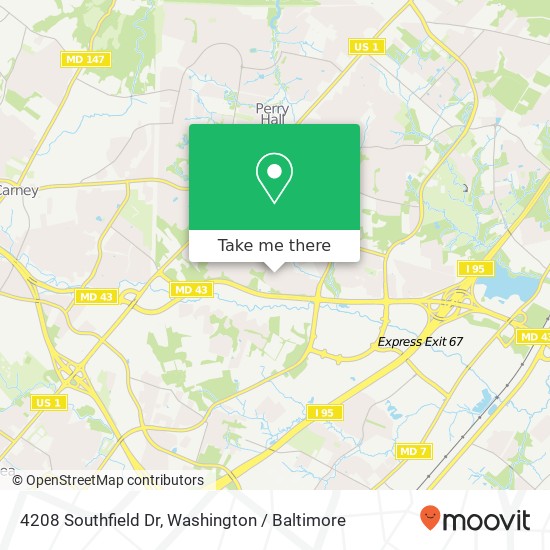 4208 Southfield Dr, Nottingham, MD 21236 map