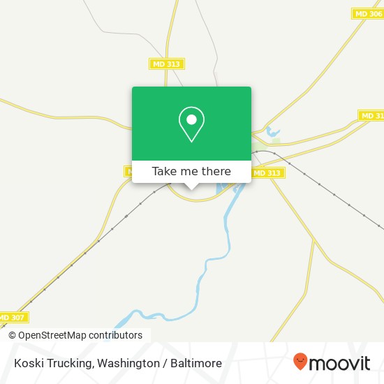 Koski Trucking, 1000 Caroline Dr map