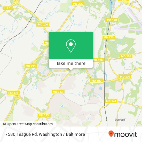 7580 Teague Rd, Hanover, MD 21076 map